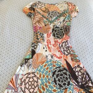 Blumarine multi colored dress